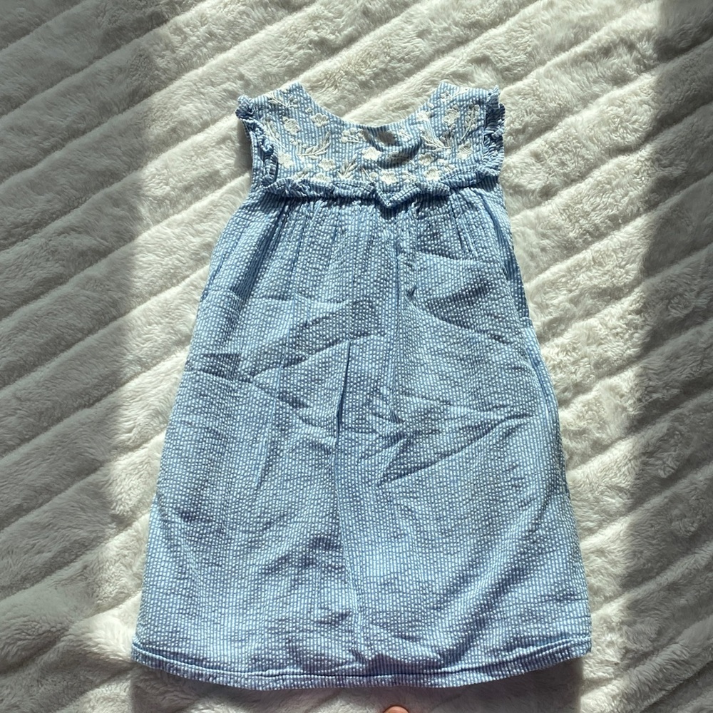 Baby Boden Blue Lace Casual Dress